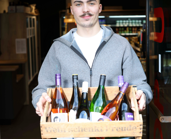 Magazin Frankfurt Innenstadt Wein und regionale Produkte